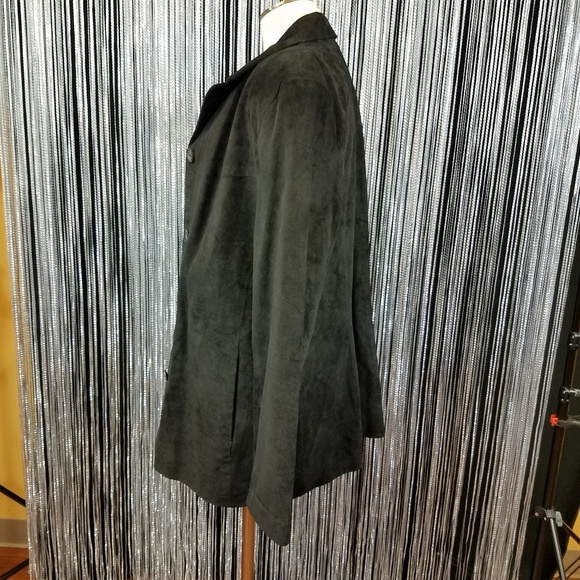 Colebrook & Co black leather coat - Picture 2 of 8